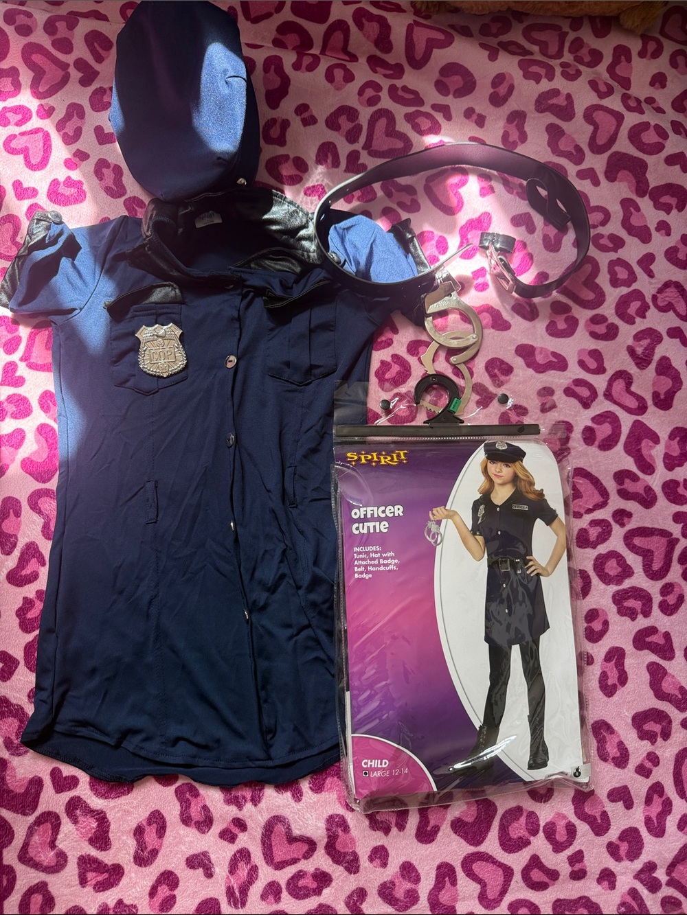 Spirit Officer Cutie Kids Police Costume - Navy